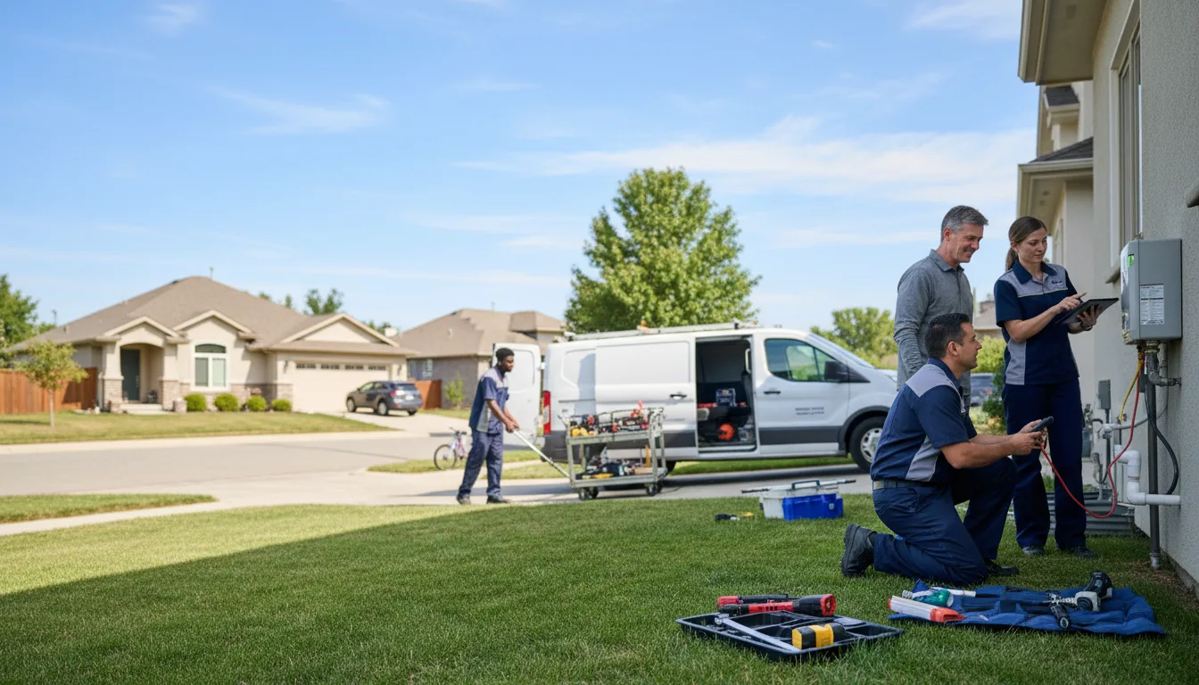 Tankless water heater service in Rittman, OH